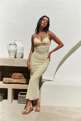 Summer Nomad Midi Dress Yellow