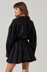Winica Belted Mini Shirtdress