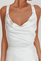 Sitara Tied Back Maxi Dress White