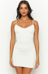 Sweet Dreams White Mini Dress