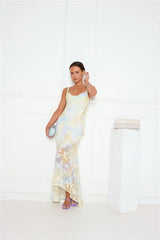 Lush Style Maxi Dress Yellow