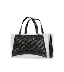 Grocery Bags Creative Parody Hourglass Bag Print Woven Bag Fire All Over Net Fitness Leisure Bag