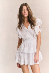 Gwen Mini Dress - WHITE