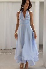 City Lights Calling Maxi Dress Blue